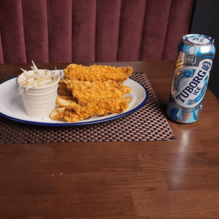 Meniu Crispy Strips De 5 (750g) + 1 Doză Tuborg ICE