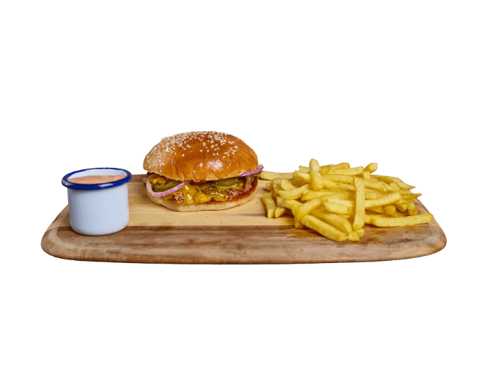 Meniu Complet Smashed Cheeseburger